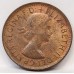 AUSTRALIA 1961 . HALF 1/2 PENNY . HIGH GRADE LUSTRE